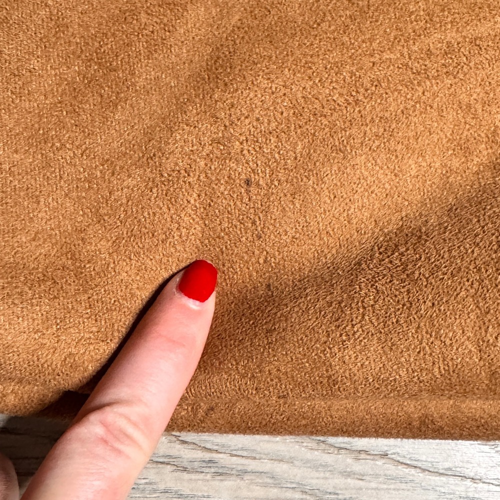 Universal Thread Sherpa Lined Suede Jacket Brown … - image 10